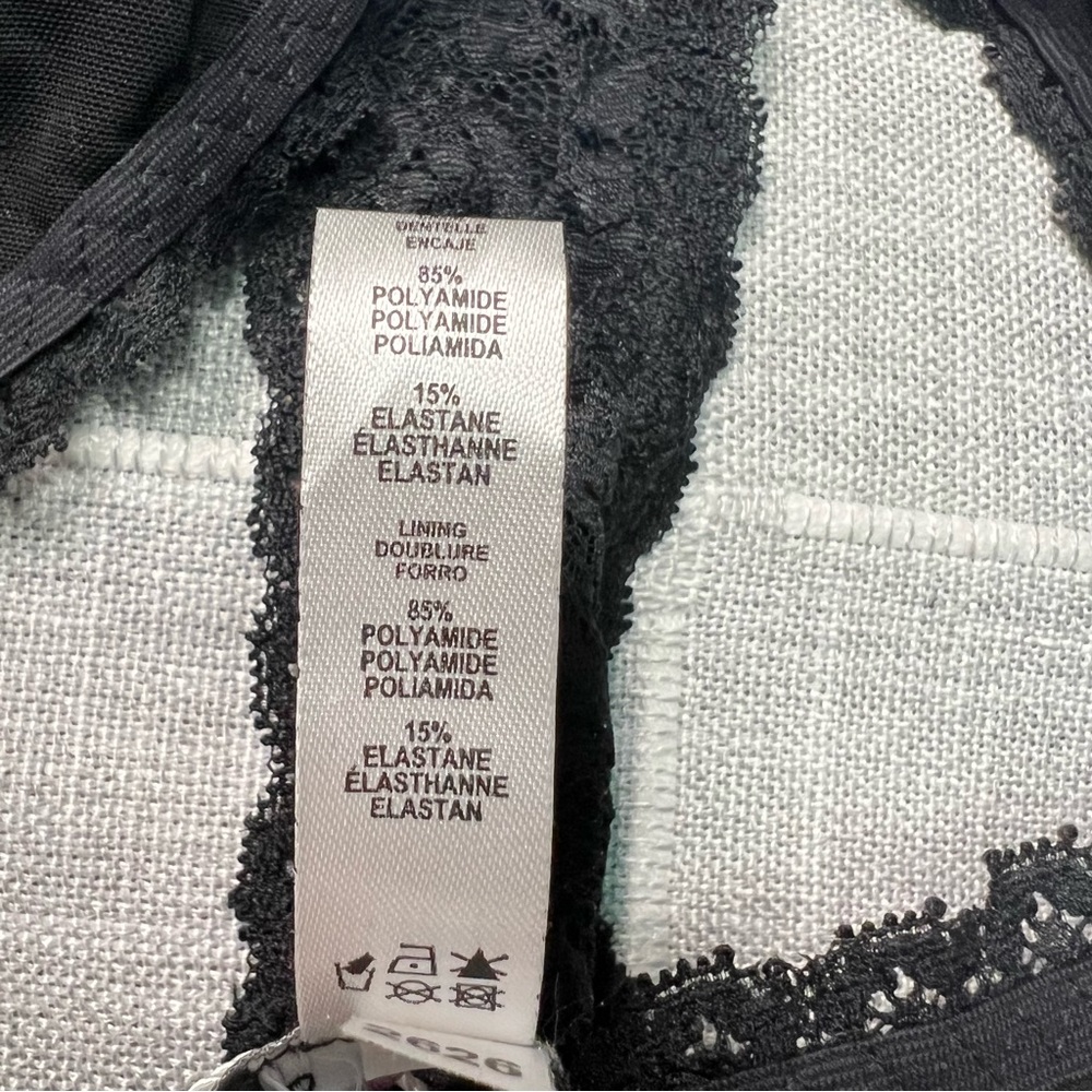 Cosabella Black Lace Bralette XL - Picture 10 of 11